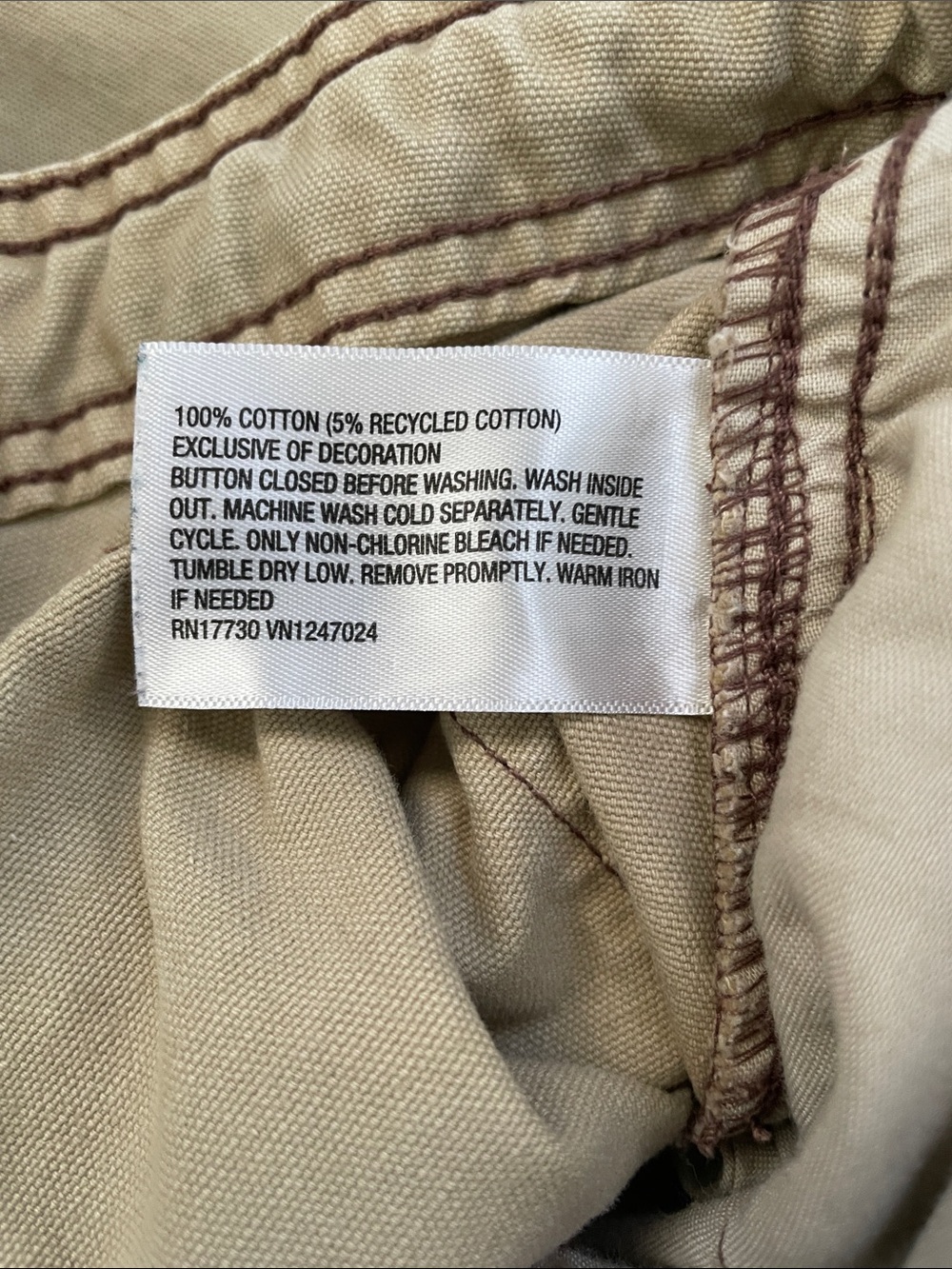wild fable Beige Carpenter-Style Wide Leg Pants Size 4 - Picture 4 of 8